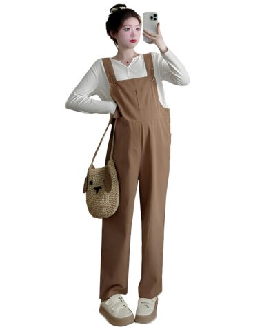 Salopette en velours côtelé pour femmes enceintes