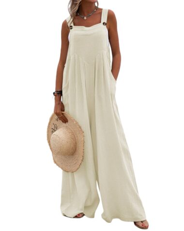 Combinaison salopette style bohème pour femme