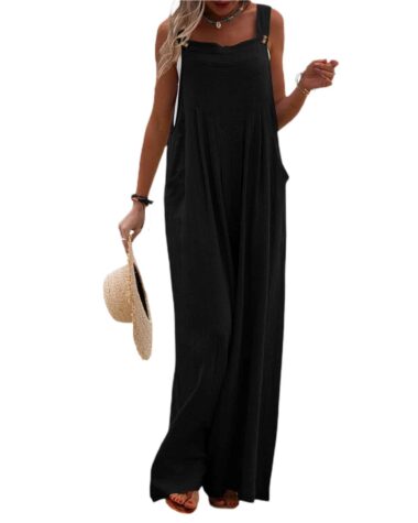 Combinaison salopette style bohème pour femme