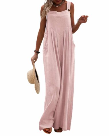 Combinaison salopette style bohème pour femme