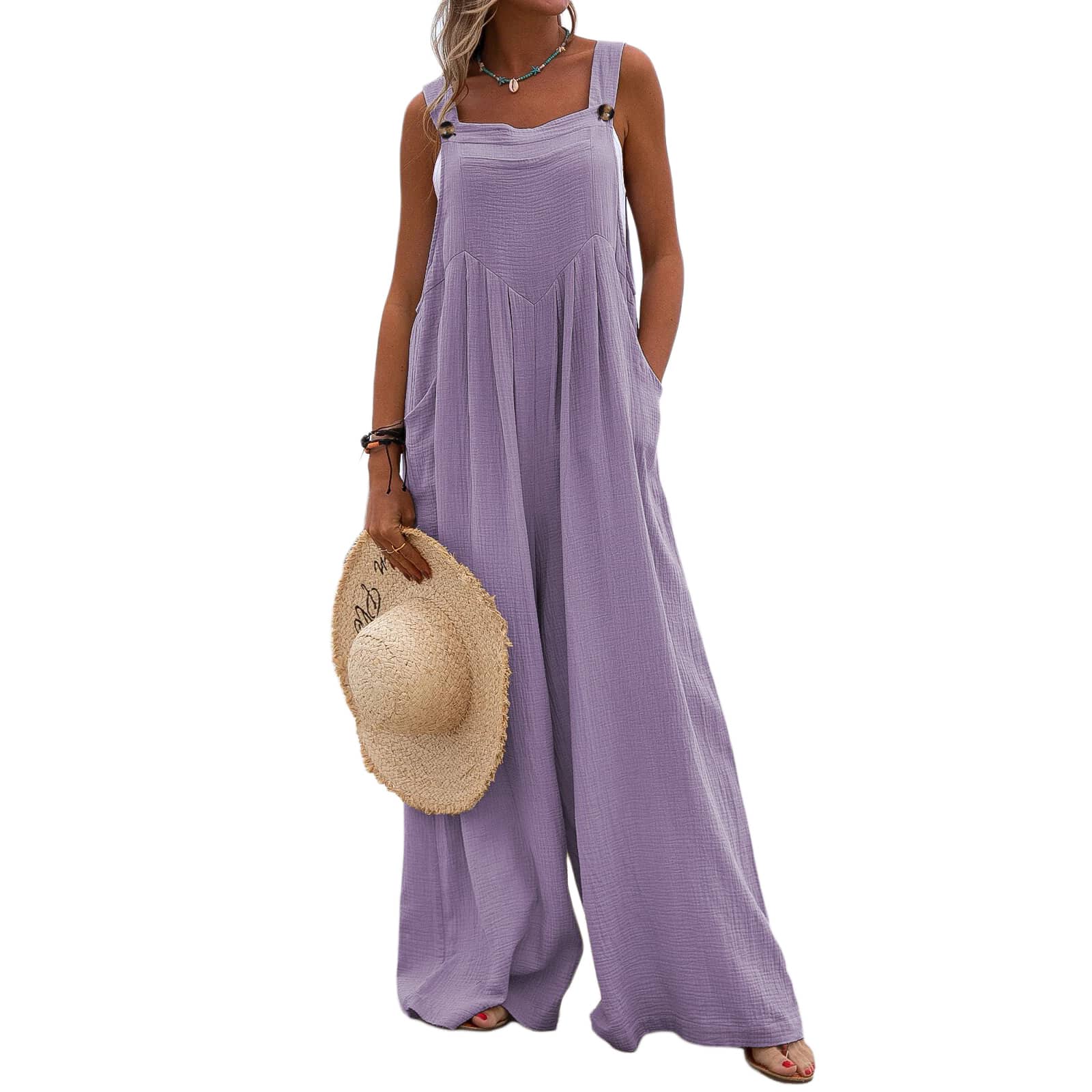 Combinaison salopette style bohème pour femme 6 Combinaison salopette style bohème pour femme
