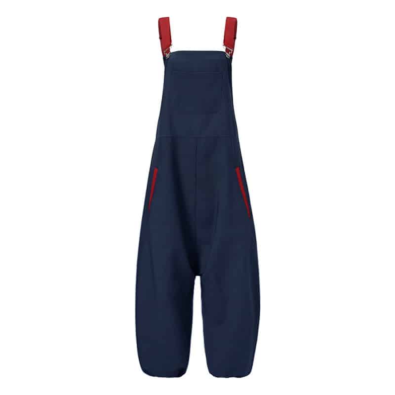 Salopette sarouel bicolore pour femme 9 Salopette sarouel bicolore pour femme