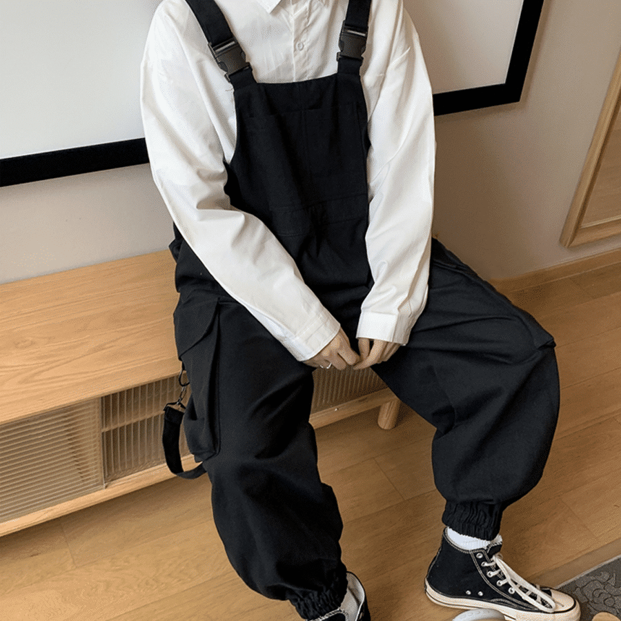 Salopette sarouel multi-poches pour homme 7 Salopette sarouel multi-poches pour homme