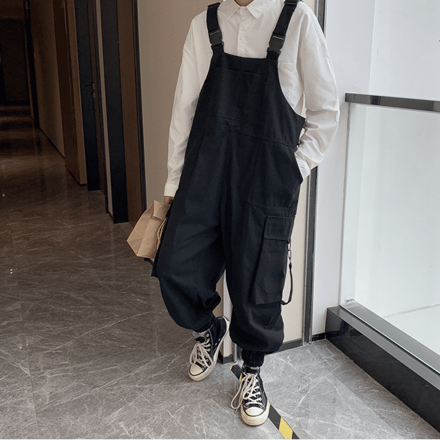 Salopette sarouel multi-poches pour homme 9 Salopette sarouel multi-poches pour homme