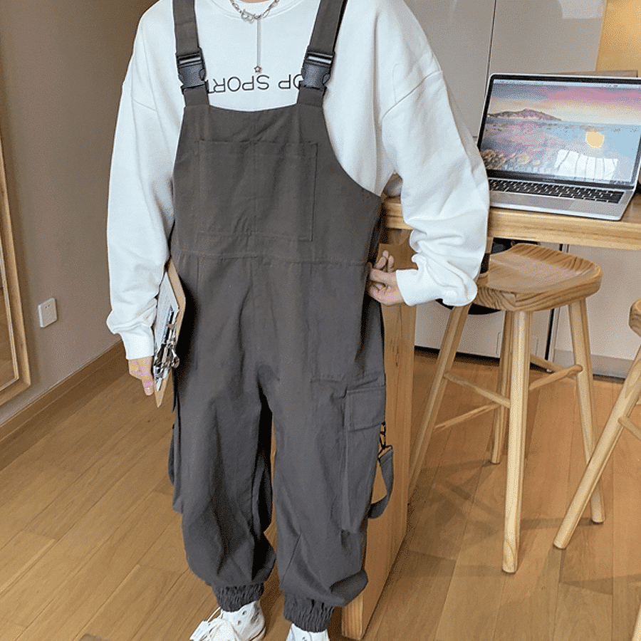 Salopette sarouel multi-poches pour homme 4 Salopette sarouel multi-poches pour homme