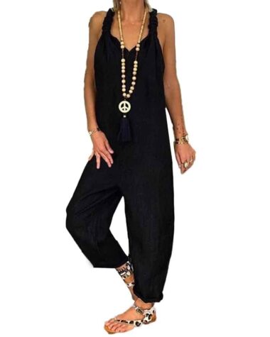 Salopette sexy et tendance sans manche pour femme