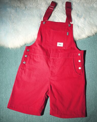 Salopette short en coton pour homme