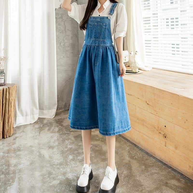 Robe salopette évasée en jean 2 8114-9f7104.jpeg