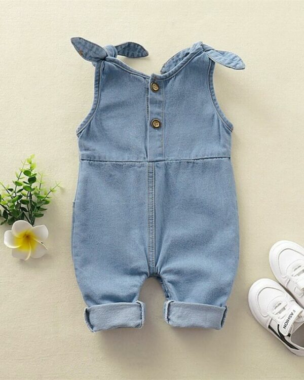 Salopette En Jean Gap Enfant Taille S Bleu - Occasion Bon état