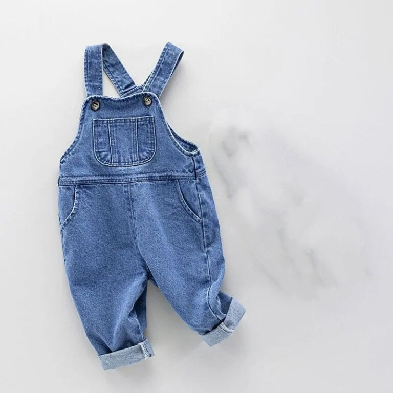 Homepage 11 Salopette en denim coton bleu pour enfant garçon