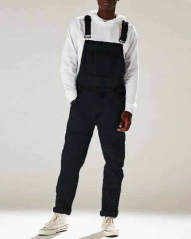 Salopette en jean denim décontractée chic