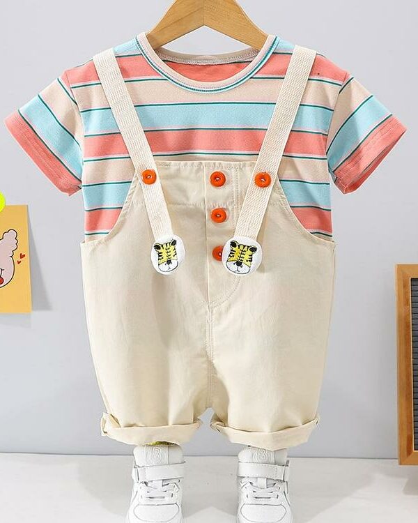 Cravate Bébé Gymboree - Bleu Lavande Rayé, Taille 0-2 Ans, Neuve Avec étiquette