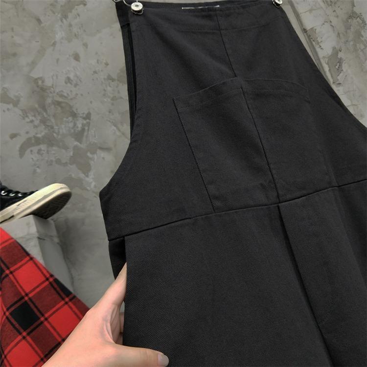 Salopette large en toile de jean pour femme 7 Salopette large en toile de jean pour femme
