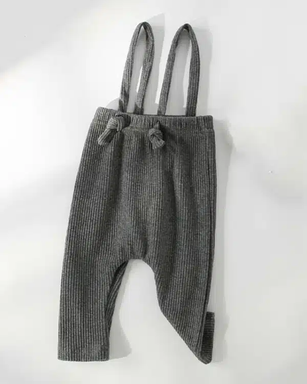 Salopette leggings élastique nouveau-né mixte - Gris, 24 mois