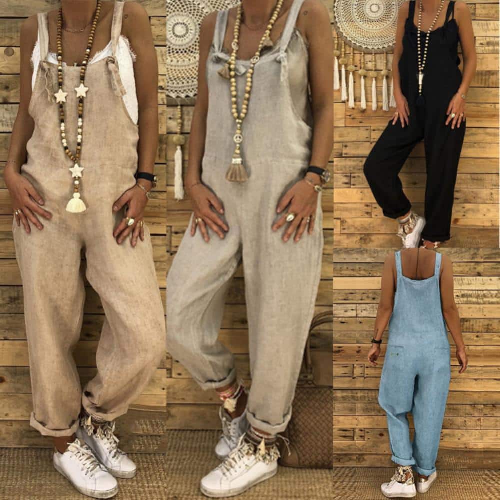 Salopette pantalon décontractée femme
