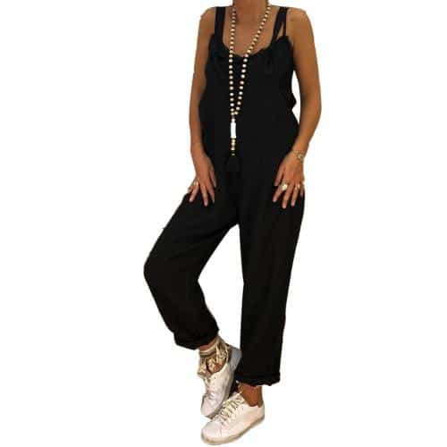 Salopette pantalon décontractée femme 5 Salopette pantalon décontractée femme