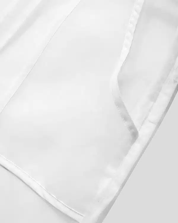 Salopette sexy blanche transparente pour homme