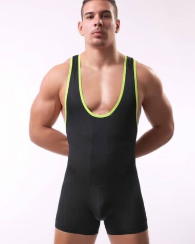Salopette short sous-vêtements homme