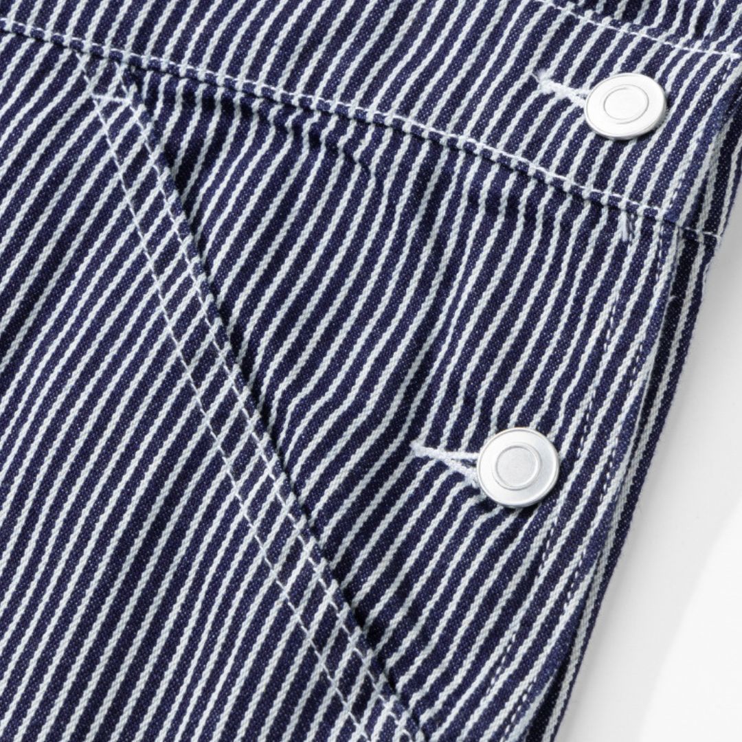 Salopette homme rayée style vintage