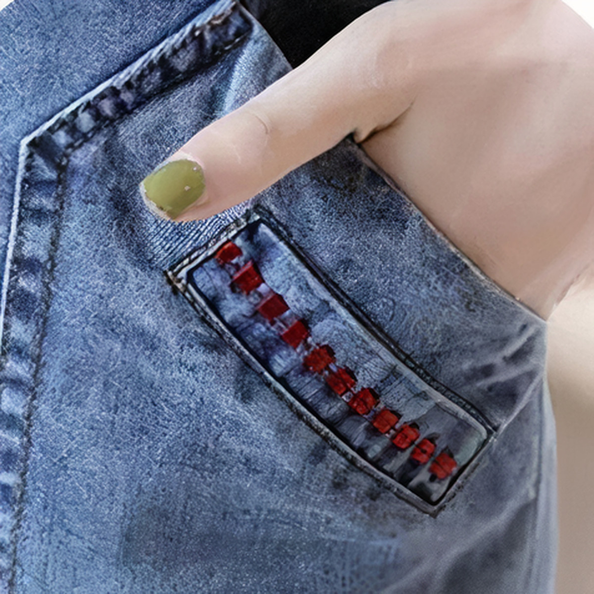 Short En Jean Old Navy, Bleu Marine, Taille 0, Mi-haut, Avec Revers, Style Boyfriend