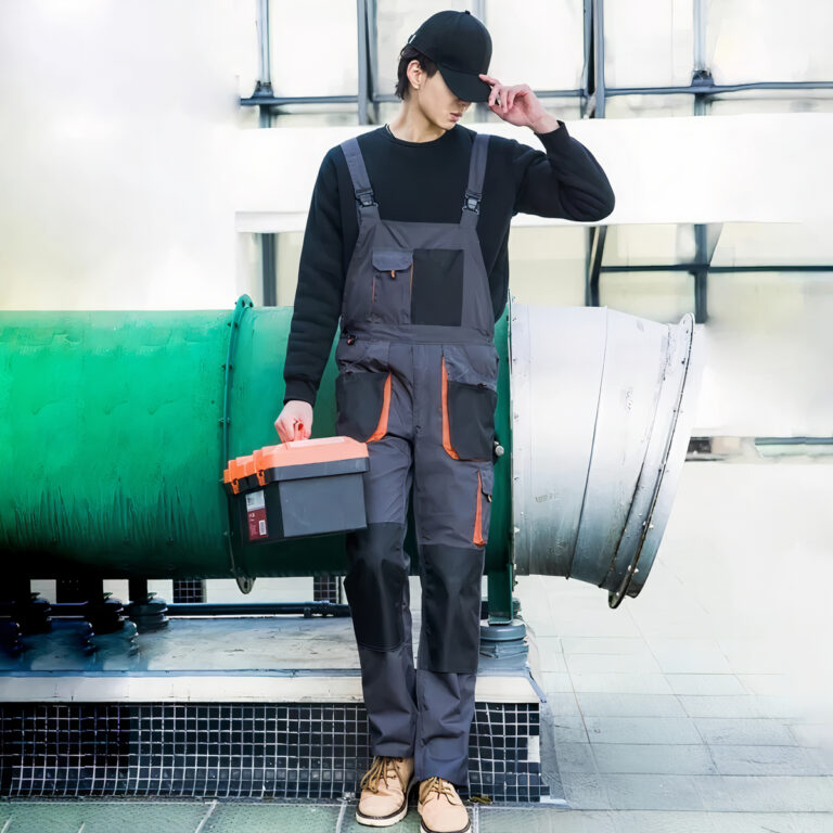 Homepage 6 Salopette de travail ultra-résistante pour homme avec de multiples poches et coutures renforcées